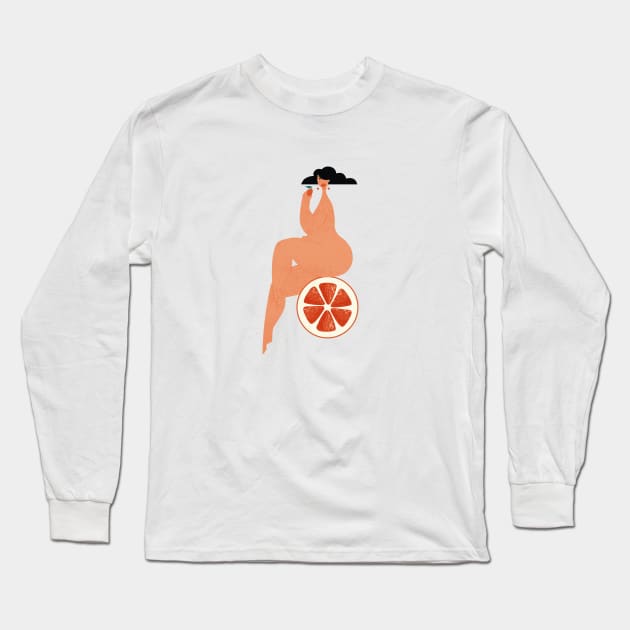 Sour Long Sleeve T-Shirt by damppstudio